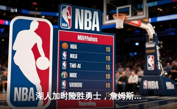 湖人加时险胜勇士，詹姆斯三双库里空砍40分，系列赛悬念再起 - 3